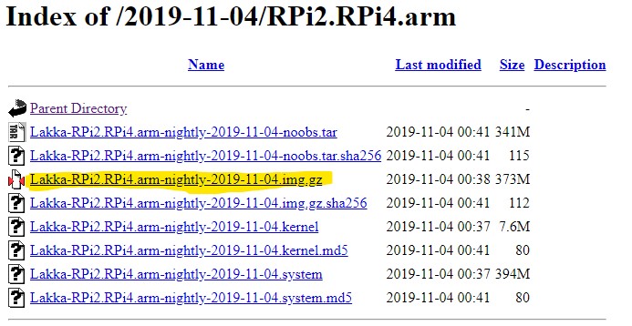 Lakka RPi 4 Download