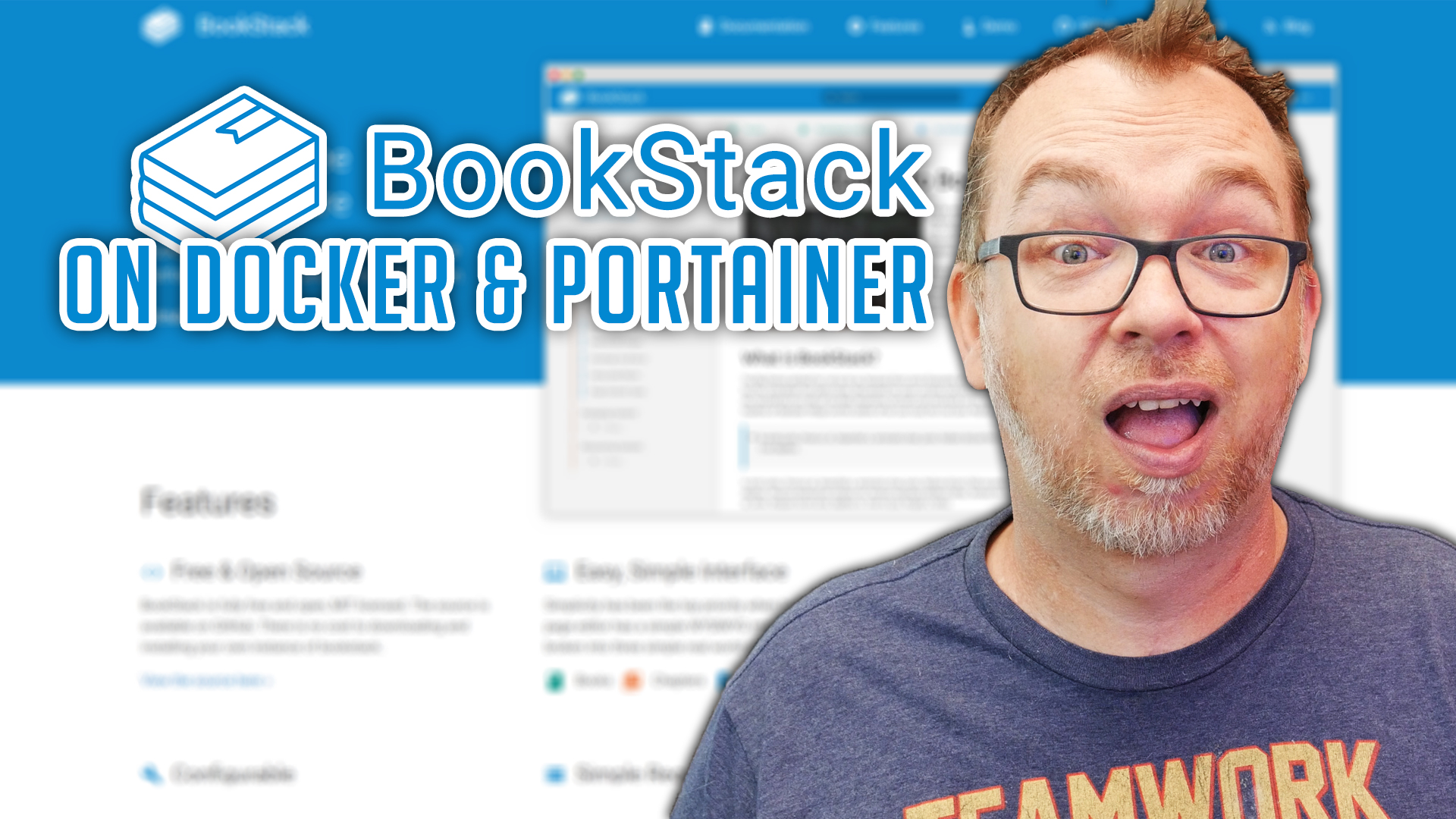 BookStack Installed On Docker And Portainer DB Tech